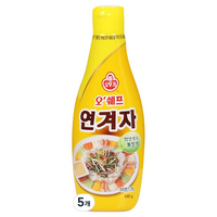 오뚜기 오쉐프 연겨자, 480g, 5개