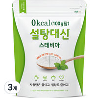 설탕대신 스테비아 에리스리톨, 1.2kg, 3개