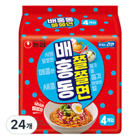 농심 배홍동 쫄쫄면 129g, 24개