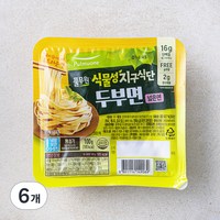 풀무원 식물성지구식단 두부면 넓은면, 100g, 6개