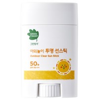 그린핑거 야외놀이 투명 선스틱 SPF50+ PA++++, 20g, 1개