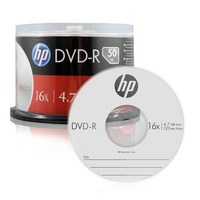 HP DVD-R 공디스크 16X 4.7GB 50p + 케익 케이스