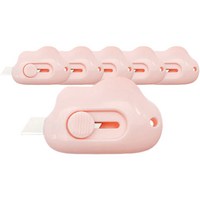 미니 구름 커터칼, 핑크, 6개