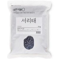 바른곡물 국내산 서리태, 4kg, 1개