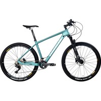 휠러 2022년형 시마노 데오레 22단 카본 MTB 자전거 15.5 EAGLE 1.0 미조립, 민트화이트, 15.5cm