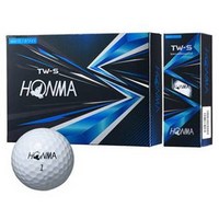 혼마 NEW 투어월드 3피스 우레탄 골프공 투어월드 S, 화이트, 12개입, 2개