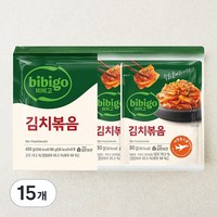 비비고 김치볶음, 80g, 15개