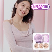 에이지투웨니스 샤이닝드롭 팩트 에디션 케이스 + 리필 12.5g x 3p, 21호(화이트라떼), 1세트