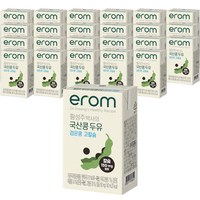 이롬 황성주 국산콩 검은콩 고칼슘 두유, 140ml, 24개