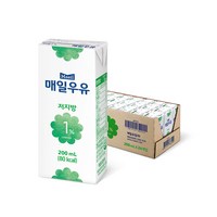 매일유업 저지방 1%, 200ml, 24개