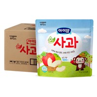 일동후디스 아이얌 동결건조 과일칩 순사과, 15g, 10개