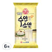 오뚜기옛날 수연 소면, 500g, 6개