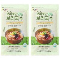 효자원 보리로만 만든 보리국수, 500g, 2개