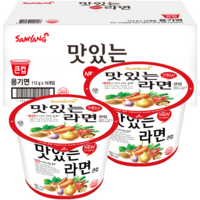 삼양 맛있는라면 큰컵 112g, 16개