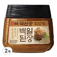 샘표 국산콩 백일된장, 450g, 2개