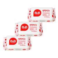 비앤비 유아용 세탁비누 아카시아향, 200g, 3개