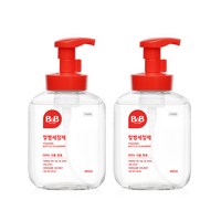 비앤비 거품형 젖병세정제, 450ml, 2개