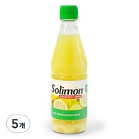 솔리몬 스퀴즈드 레몬즙, 500ml, 5개