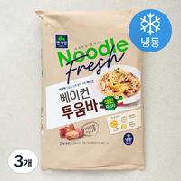 면사랑 베이컨 투움바 생면 파스타 2인 밀키트 (냉동), 612g, 3개