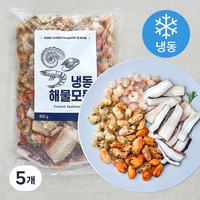 바이오션 해물모둠 4종 (냉동), 800g, 5개