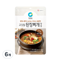 청정원 고깃집 된장찌개 양념, 130g, 6개