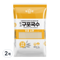 몽고간장 구포국수 진공소면, 3kg, 2개