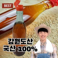 고소한 국산 강원도 홍천 국내산 참기름 100% 350ml 들기름 산 저온압착 방앗간 압착 통참깨 통깨 선물 세트 착유 저온 로스팅 토종 진한 맛있는 참기름들기름, 국산참기름 1병, 1개