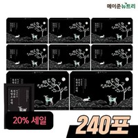 (20%)박경호의 진심 흑염소 진액 60mlX30포X8박스(총 240포), 30포, 60ml, 8개