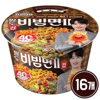 팔도 비빔면2 컵라면 115g, 16개