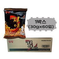 싱싱 자야 매콤한맛 30g 1박스 (60개입) / 단체간식 사무실간식 서비스과자, 60개