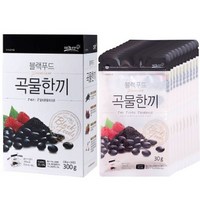 블랙푸드 곡물한끼 선식, 300g, 1개