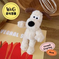 [공식정품] 월레스와 그로밋 키링 인형 - 16cm, 혼합색상, 그로밋키링16cm