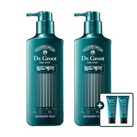 닥터그루트 밀도케어 밀도강화샴푸 400ml 2개 + 닥터그루트 밀도케어 샴+트 56ml 키트, 1세트