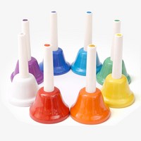 핸드벨 8pcs HAND BELL 악기 종소리 음악교구 음악교재 KC인증, 1개