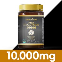 네이쳐스영 프로폴리스 180캡슐 10000mg 호주산 플라보노이드 아연c 프로메가폴리스 항산화 면역력 영양제 (360정으로 주문 시 스프레이 증정), 1개, 180정