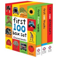 First 100 Box Set: Farm Dino Trucks, Priddy Books