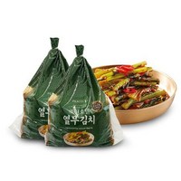 피코크 조선호텔 열무김치 1.5kg X 2개(총 3kg), 조선호텔 열무김치 1.5kg X 2개(총3kg), 2개