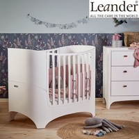 [리엔더] Leander 아기침대+매트리스+주니어 확장용팩(4color), 색상:화이트