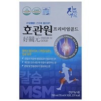 호관원 프리미엄골드 관절 연골 MSM과 해조칼슘 70ml 60포 1박스, 60개