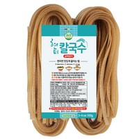 현미촌 현미쌀 칼국수 (4인분) 생칼국수면, 2개, 500g