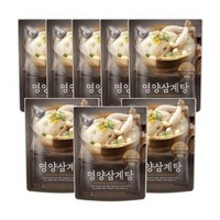 신세계 올반 영양삼계탕 900g, 8개