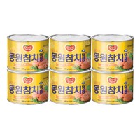 동원참치 살코기 덕용 라이트 스탠다드, 1880g, 6개