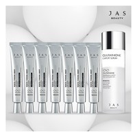 [JAS] [대용량7개+세럼1개] 쟈스 화이트 토닝샷 코어크림 40ml*7개 + 글루타치온, 상세 설명 참조