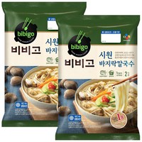 CJ 비비고 시원바지락칼국수642g (2인분), 642g, 2개