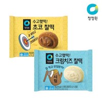 수험생을 위한 수고했떡! 2종 40g x 30개입 크림치즈찰떡 초코찰떡 합격떡, [0002]초코찰떡 40g(30ea), 1개