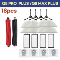 로보락 q8 max plus / q5 pro plus 리필 소모품, 1세트, 18pcs