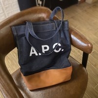 APC 에코백 숄더백 아페쎄 데님 로르 캔버스가방 토트백 다니엘라 A.P.C