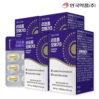 안국약품 리포좀 오메가 3 9g, 4개, 30정