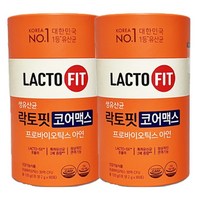 락토핏 종근당건강 생유산균 코어맥스, 120g, 2개