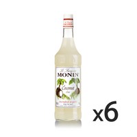 모닌 코코넛시럽1000ml 6개, 1000ml